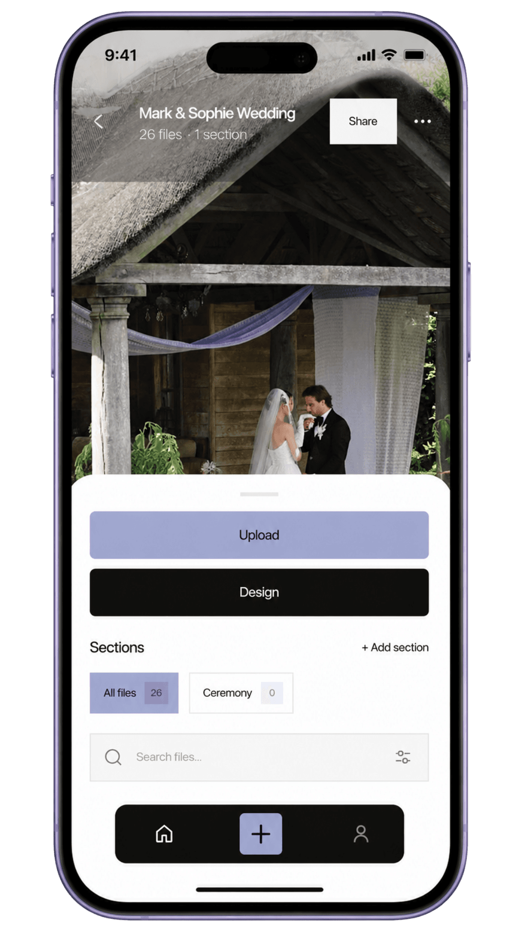 Relyve branded mobile gallery